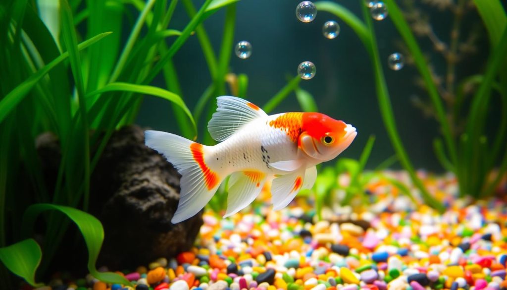 Albino Red Cap Koi Guppy