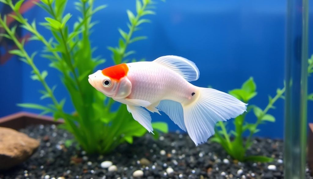 Albino Red Cap Koi Guppy