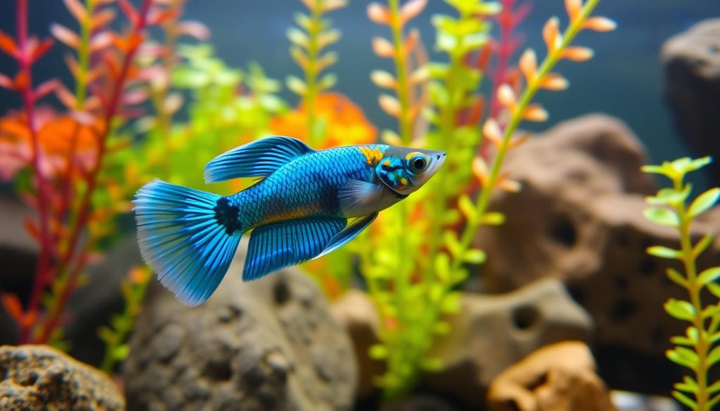 Blue Tarzan Guppy