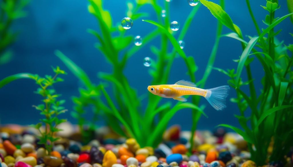 Freshwater fish in an aquarium