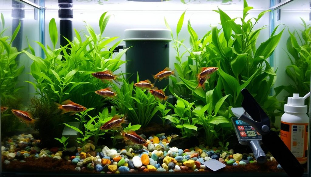 Crowntail Guppy Tank Maintenance