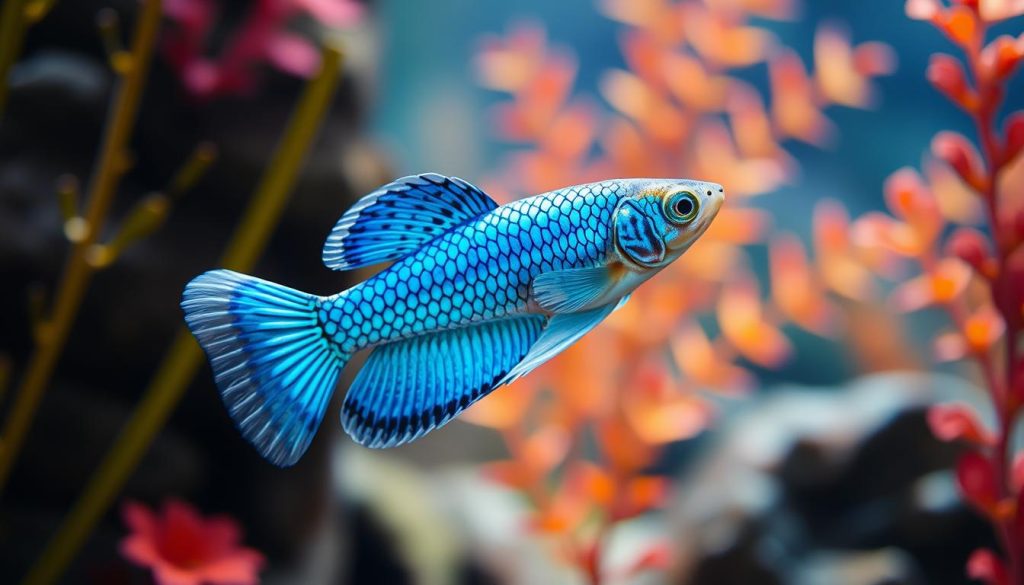 Pandora Blue Mosaic Guppy