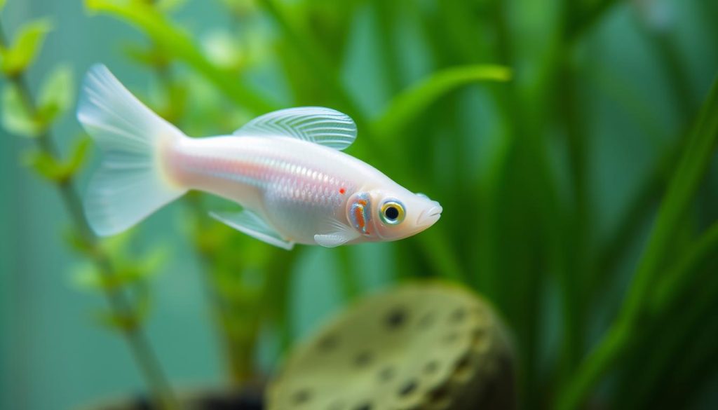 Platinum German White Guppy