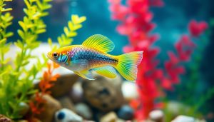 Yellow Top Swordtail Guppy