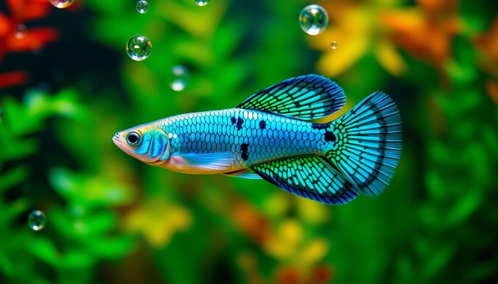 pandora blue mosaic guppy